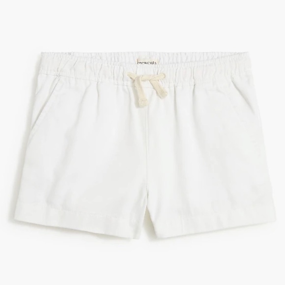 J crew girls pull on shorts in white - Picture 1 of 2